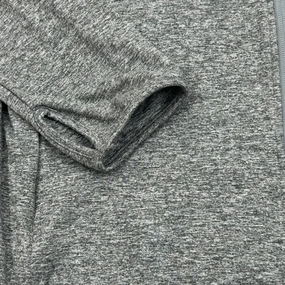 Quince Flowknit Hoodie Womens Large Full Zip Performance Gym Heather Grey NWT - Picture 2 of 12